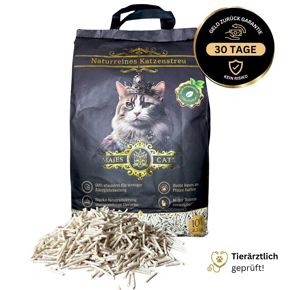Naturreines Katzenstreu