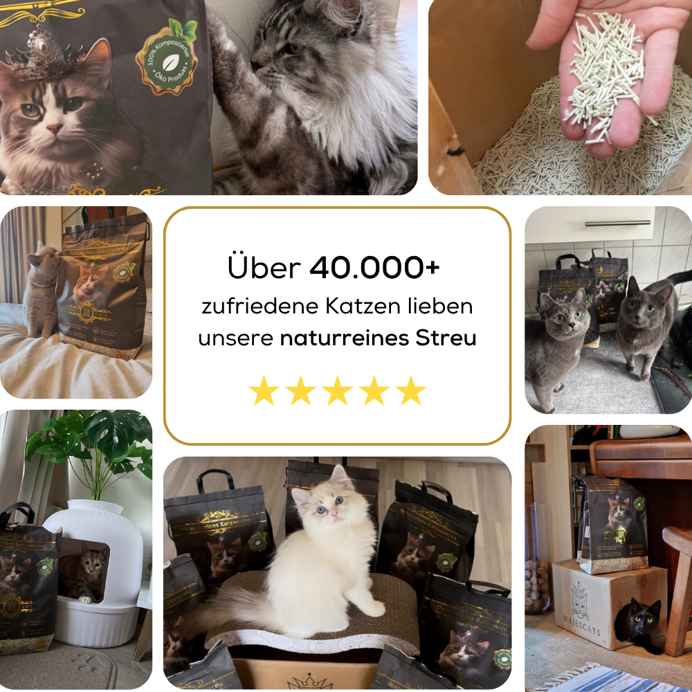 Naturreines Katzenstreu