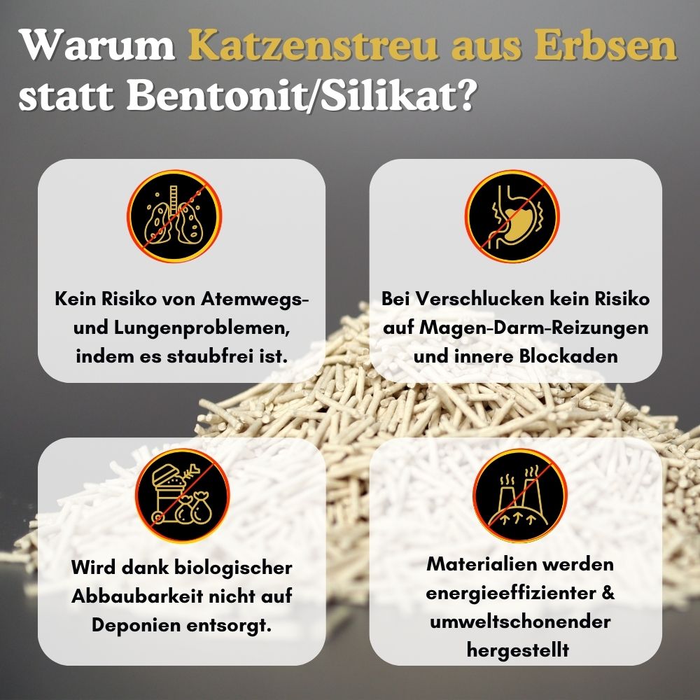 Naturreines Katzenstreu