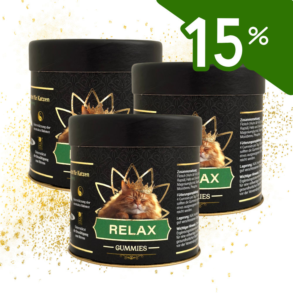 3er Pack Relax Gummies mit 15 % Rabatt. 