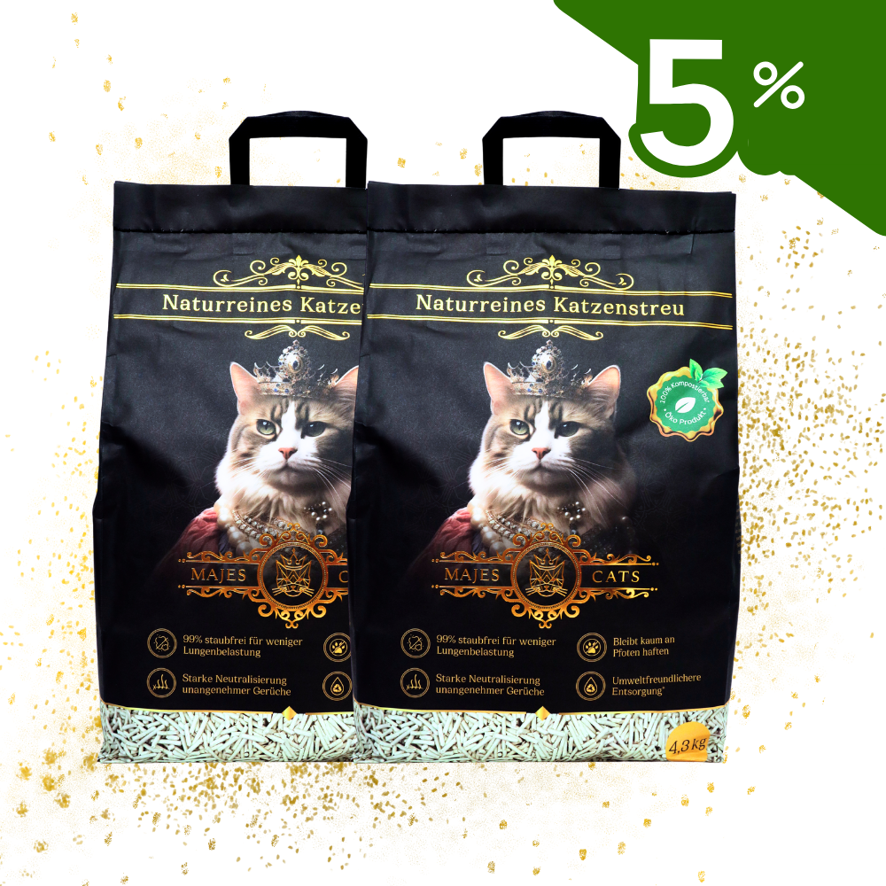 Doppelpack Katzenstreu mit 5% Rabatt

