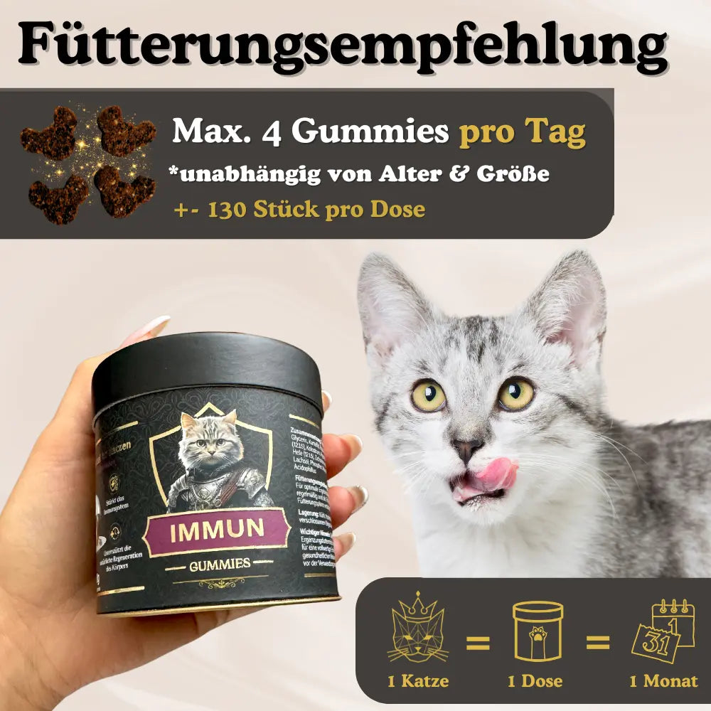 Täglich 4 Immun Gummies für optimale Immununterstützung
