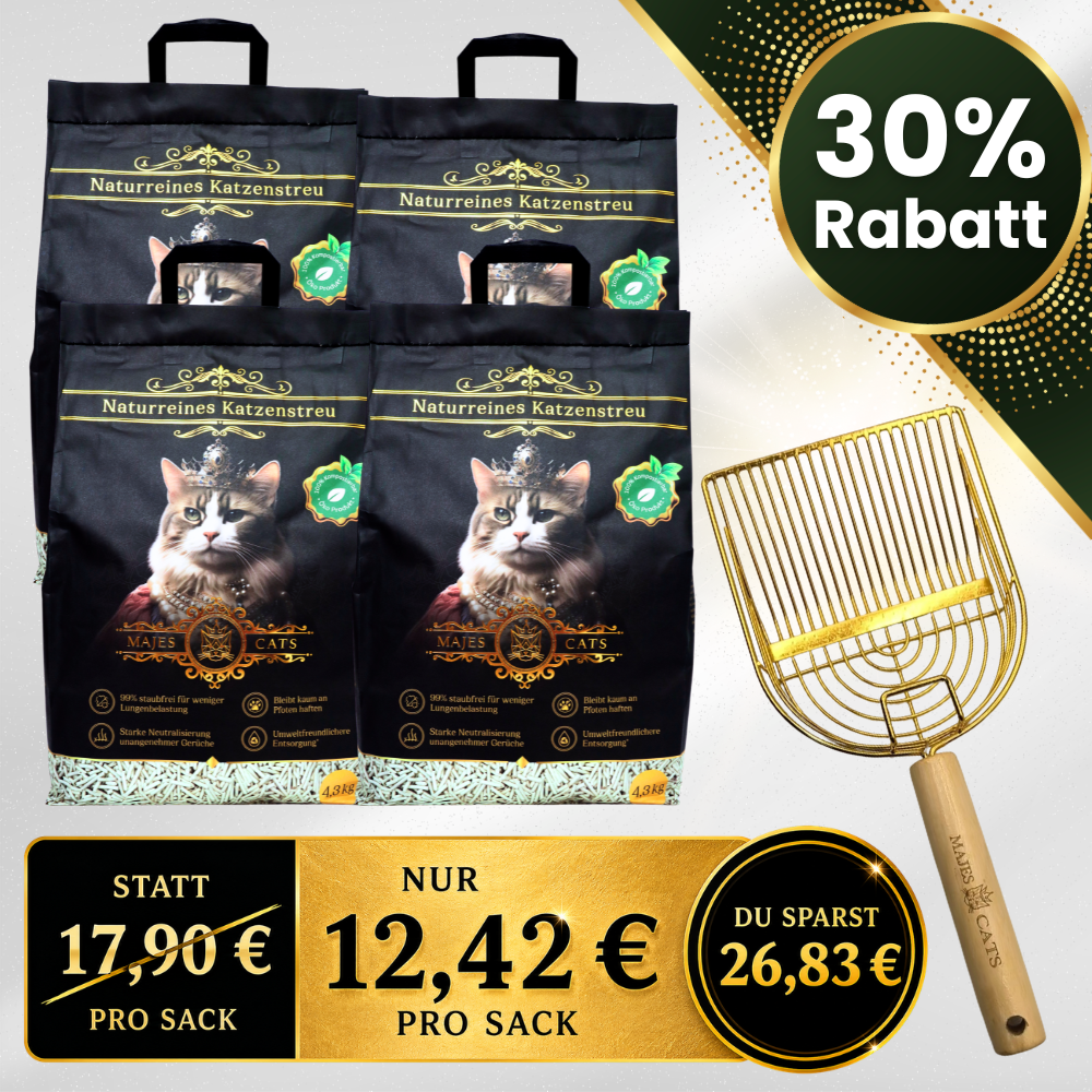 Naturreines Katzenstreu