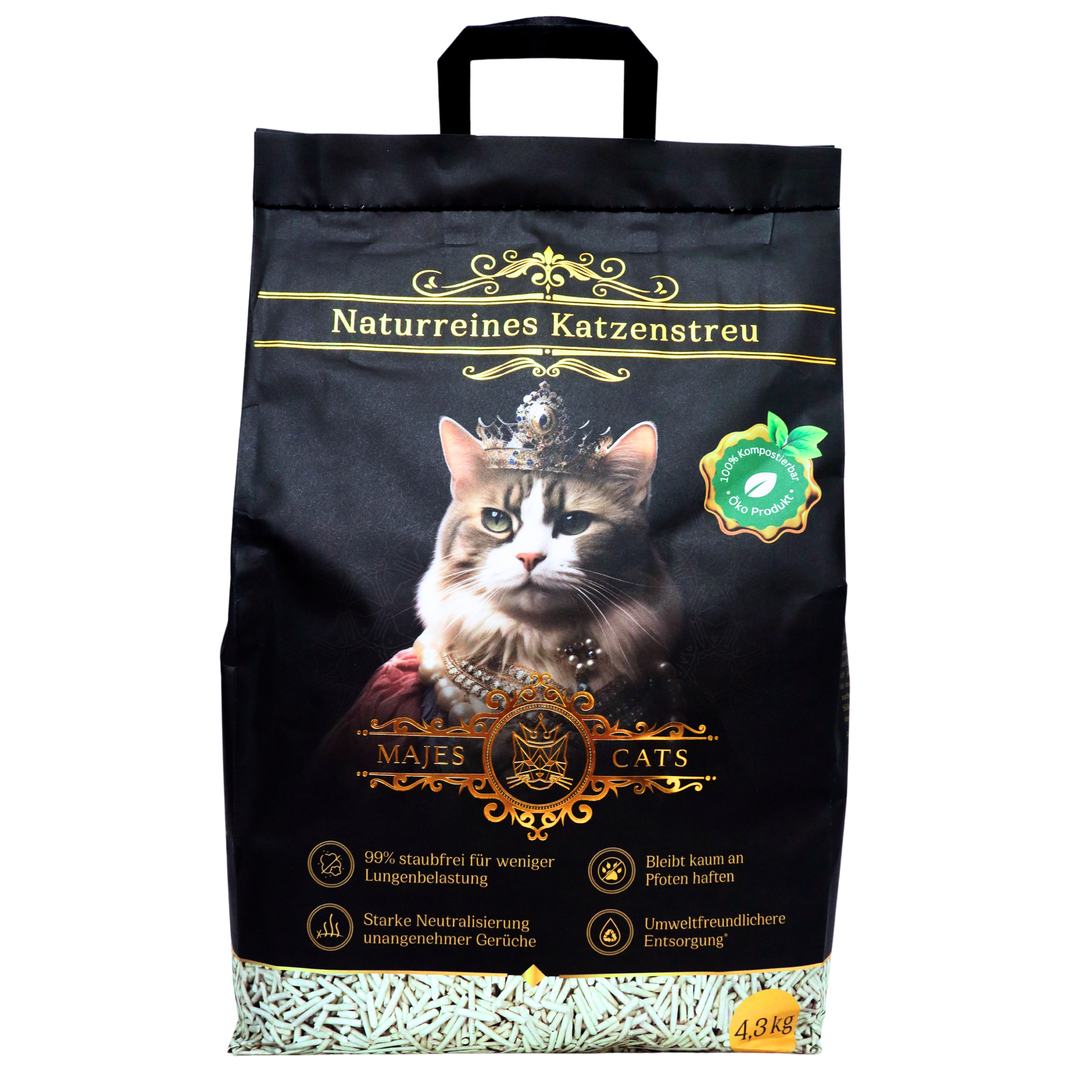 Naturreines Katzenstreu