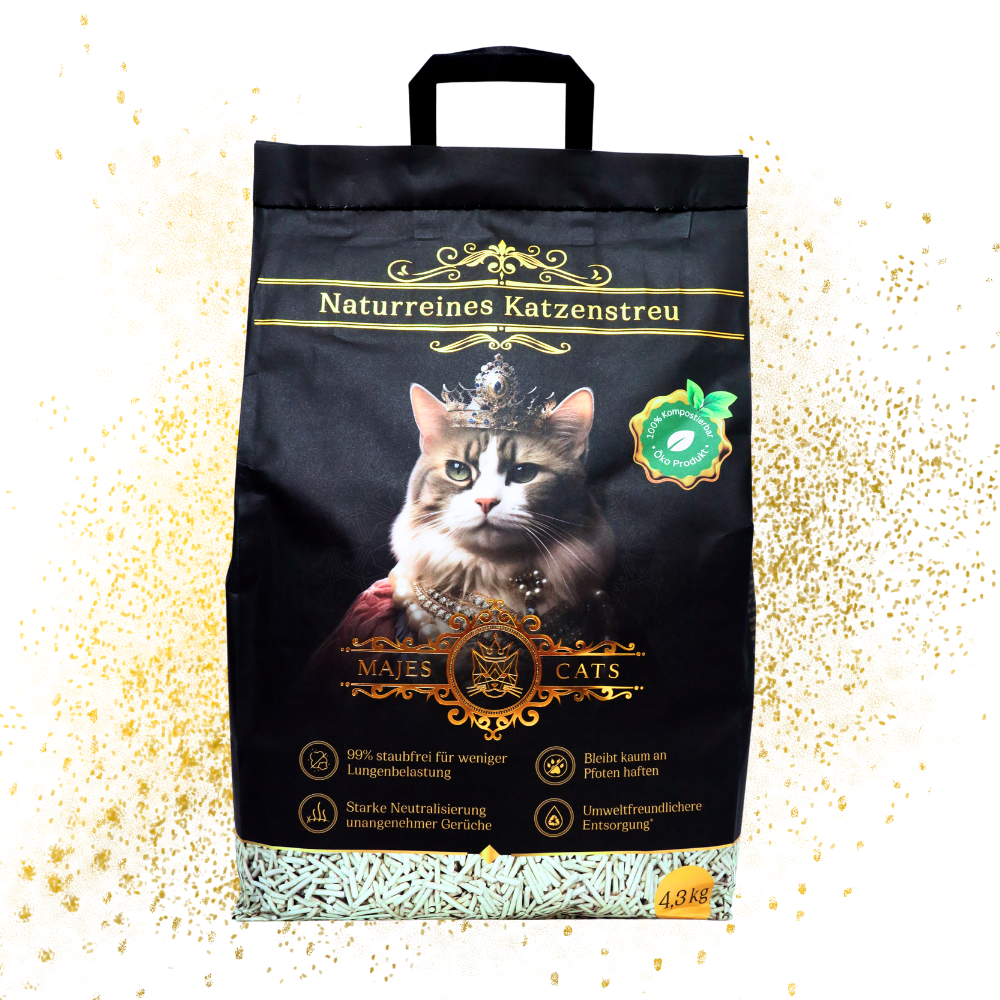 Naturreines Katzenstreu -