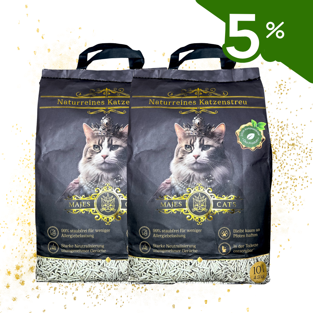 Naturreines Katzenstreu